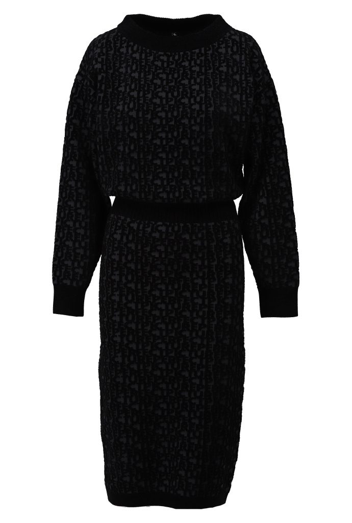 Dress gebreid B835 Black