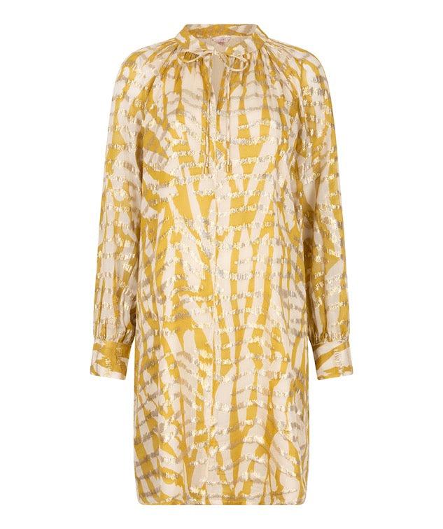 Dress golden zebra SP25.04508 Print