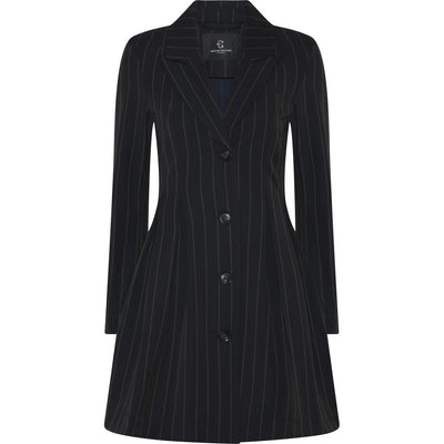 Dress hydrangeabbtova BBW4634 Black pinstripe
