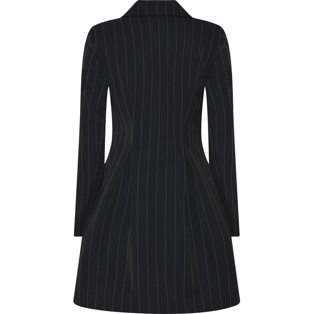 Dress hydrangeabbtova BBW4634 Black pinstripe