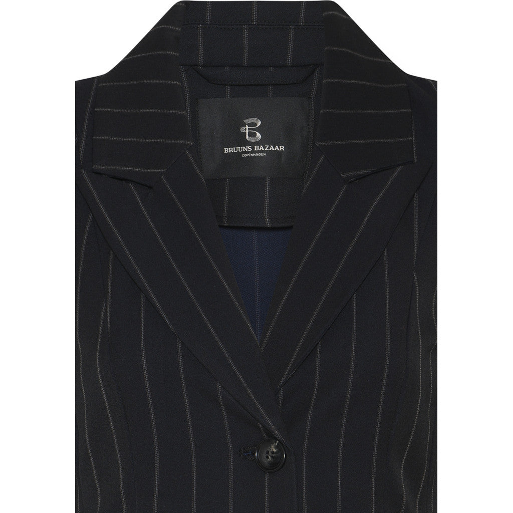 Dress hydrangeabbtova BBW4634 Black pinstripe