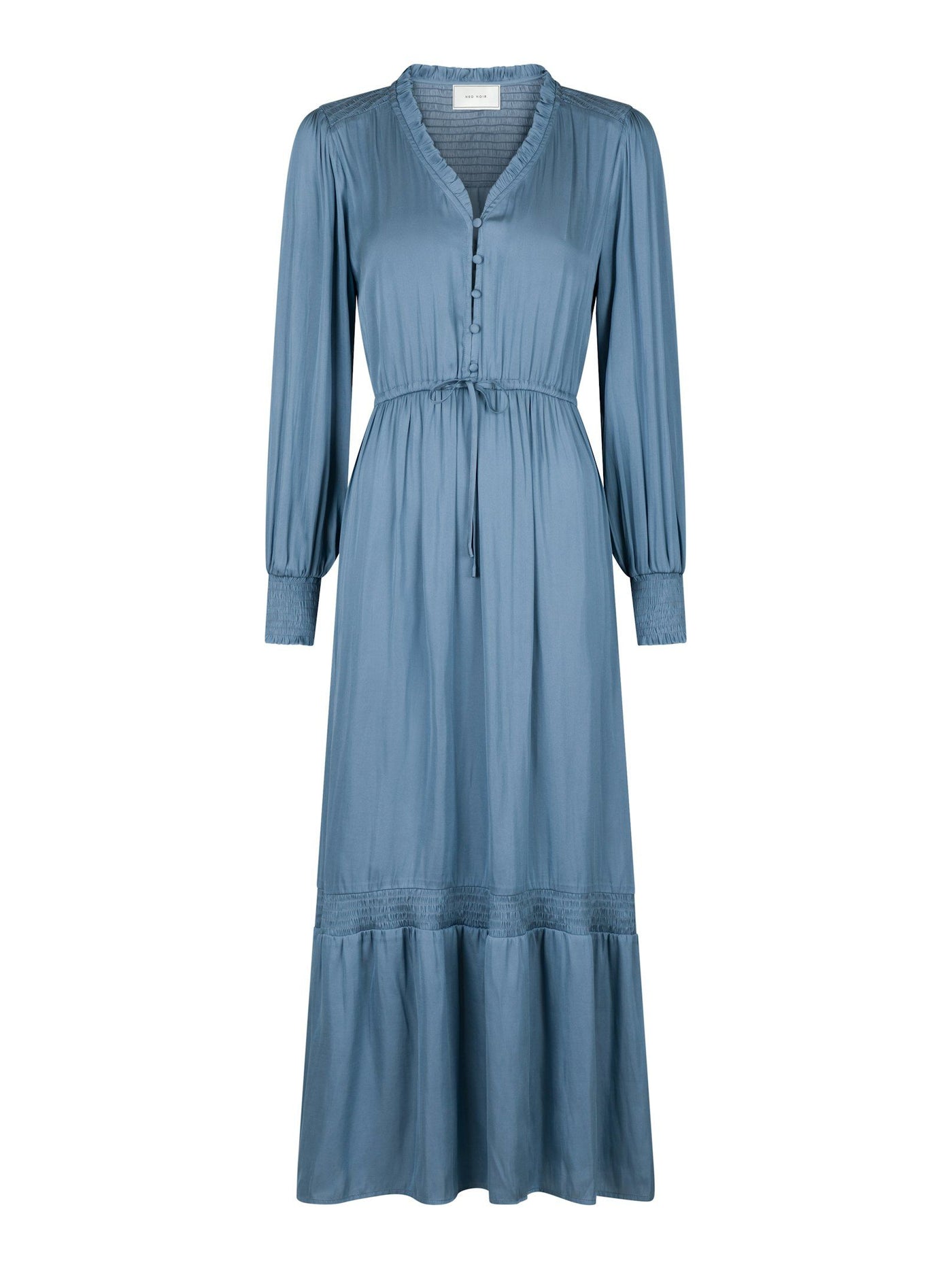 Dress jools satin 159971 Blauw