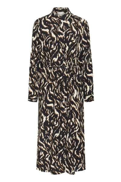 Dress kamille shirt 10510518 Black/brown