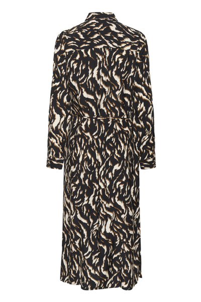 Dress kamille shirt 10510518 Black/brown