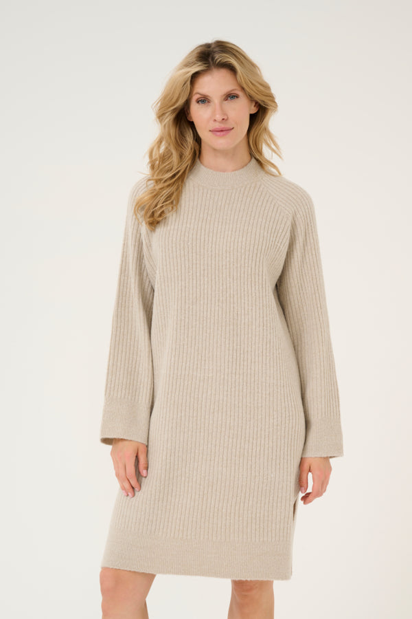 Dress karinya knit 10509084 Feather gray