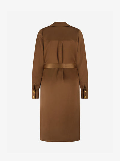 Dress lodi midi N-5-496-2505 Toffee