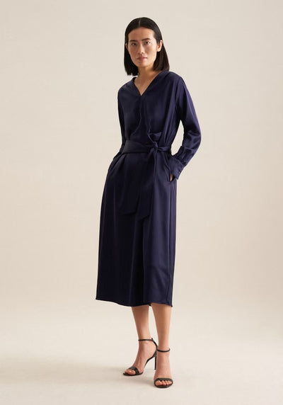 Dress maxi long sleeve 60.136553.18 Navy