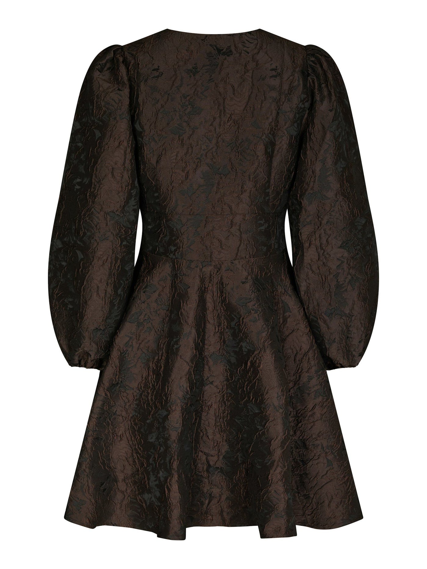 Dress milly brocade 167188 Dark brown