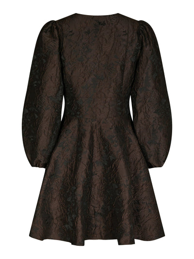 Dress milly brocade 167188 Dark brown