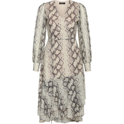 Dress phloxbbnora BBW3497 Light snake print