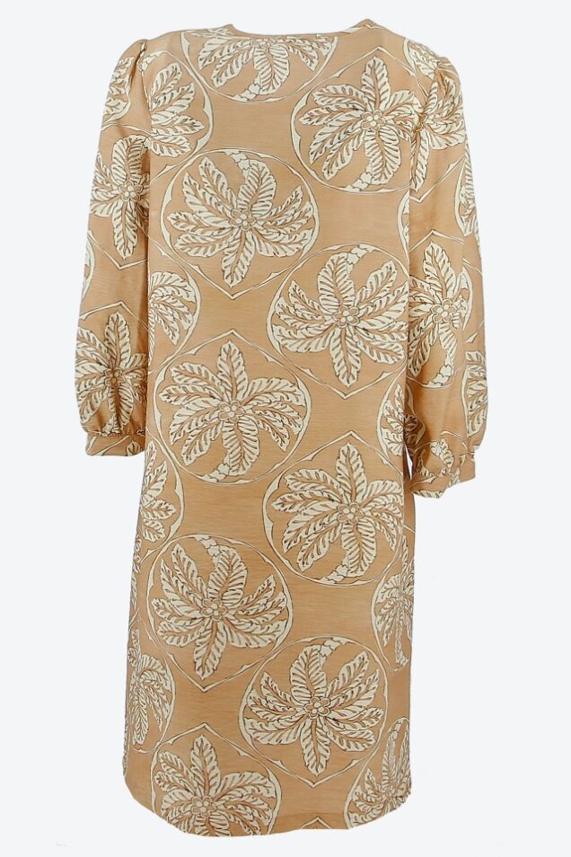 Dress print 890081 Beige/ecru