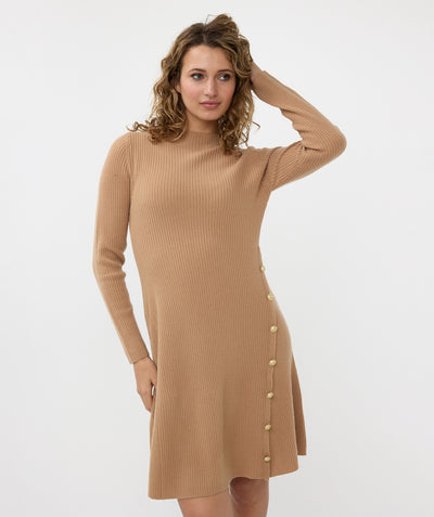 Dress rib buttons F24.07512 Brandy