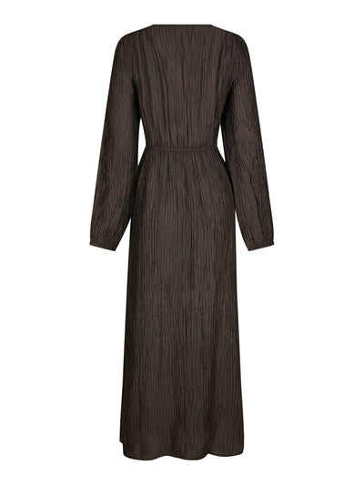 Dress silfi crepe 166670 Dark brown