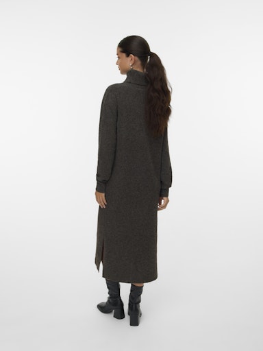 Dress vmboom ls rollneck 10326874 Chocolate torte