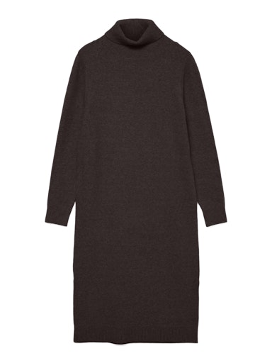 Dress vmboom ls rollneck 10326874 Chocolate torte