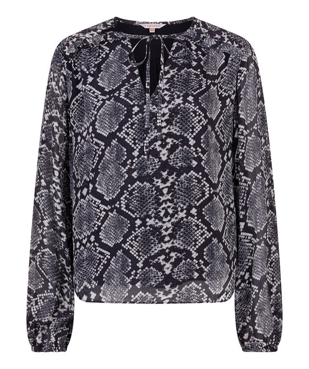 Blouse city snake F25.10526 Black