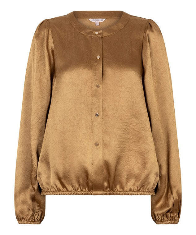 Blouse balloon slv F25.15514 Gold