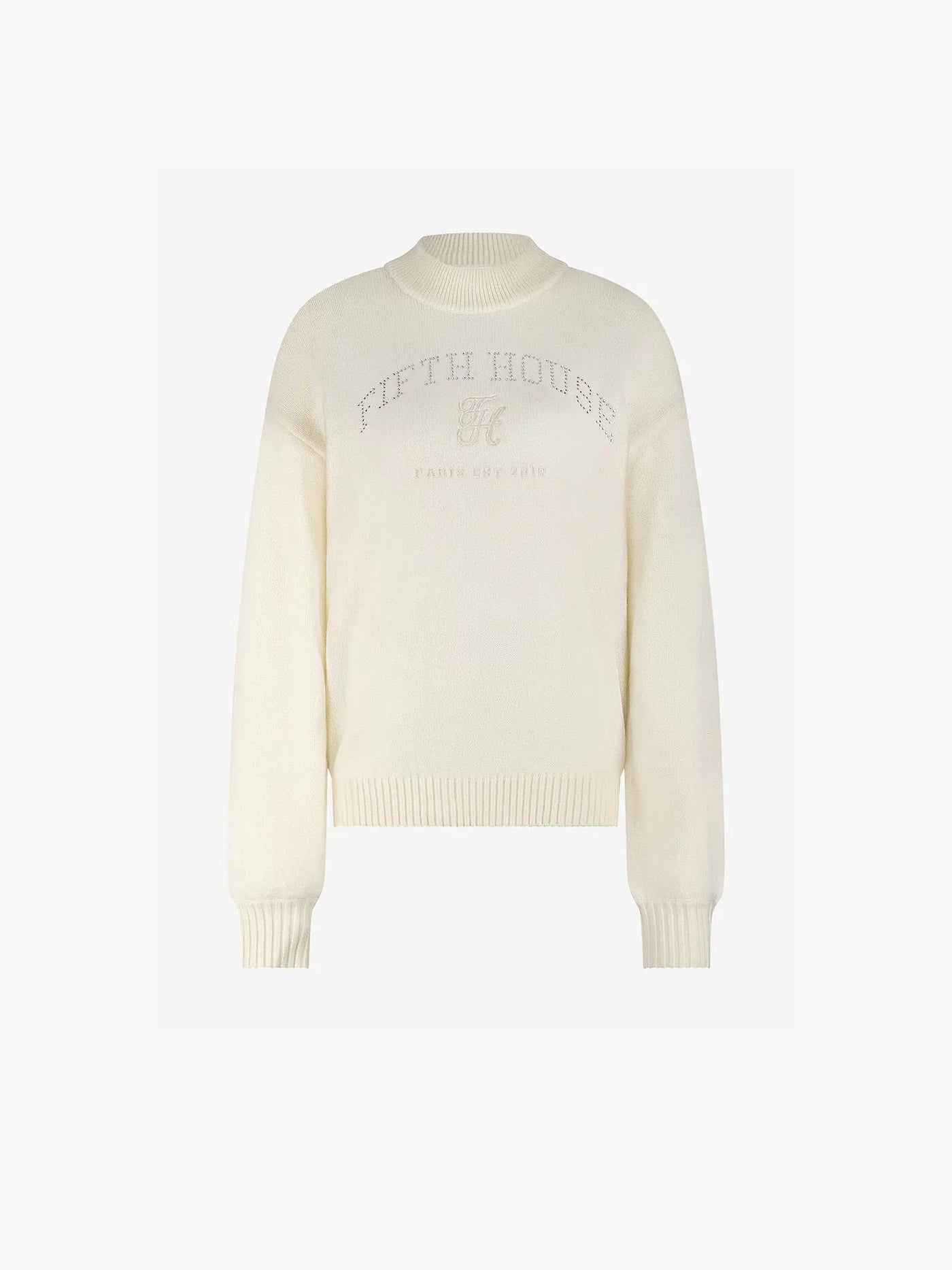 Sweater jiles strass FH-7-714-2505 Cream