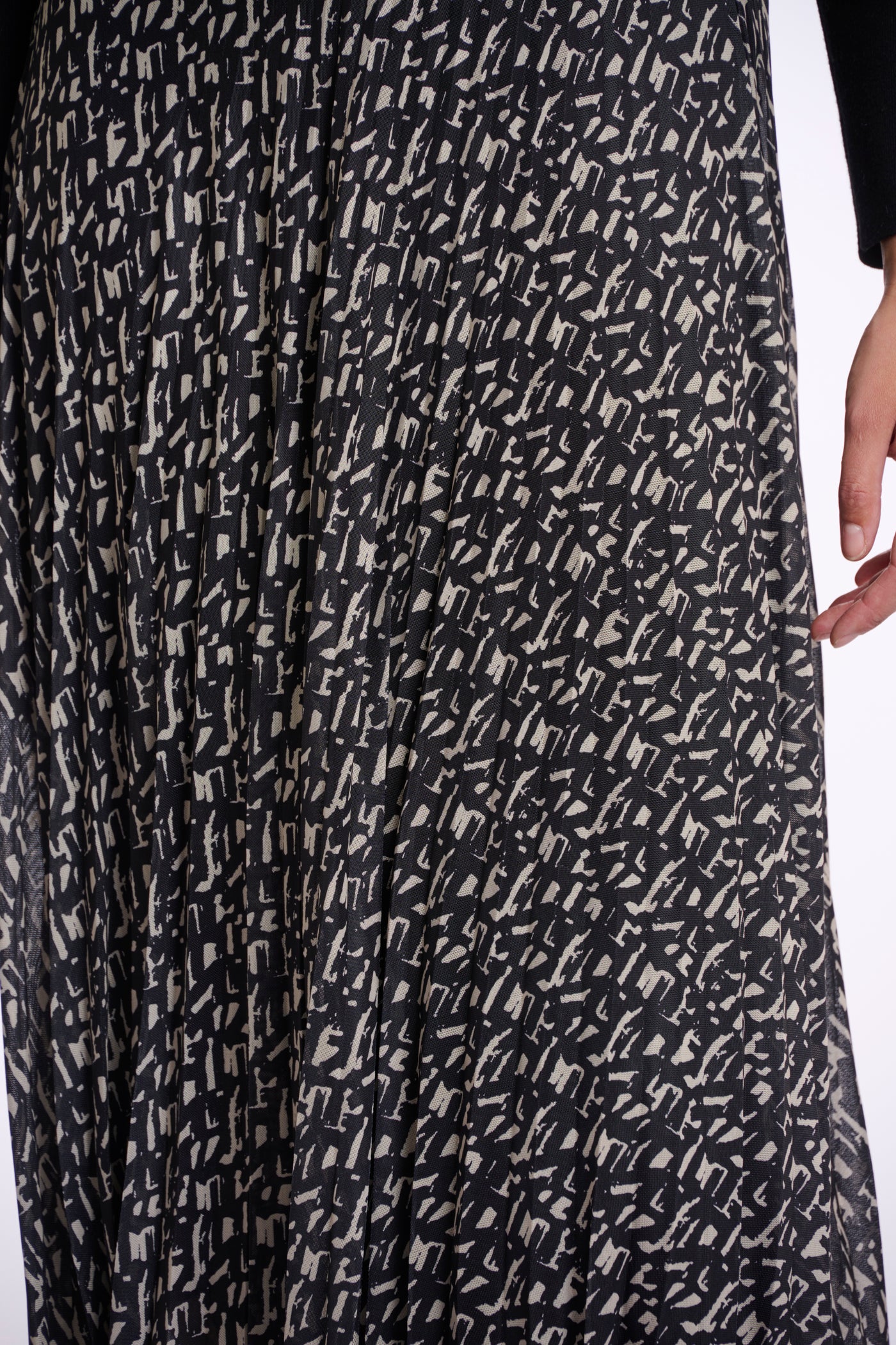 Skirt febe febe.7002511 Black caligraphy