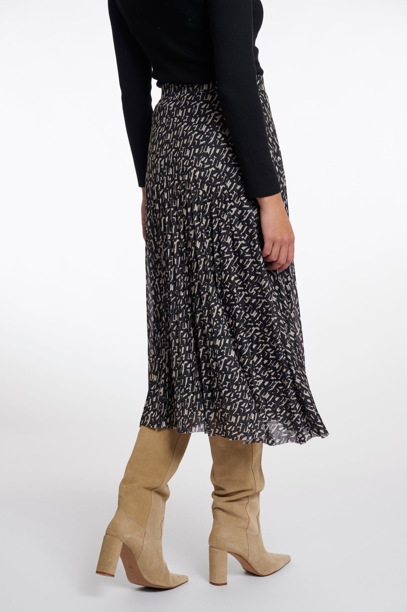 Skirt febe febe.7002511 Black caligraphy