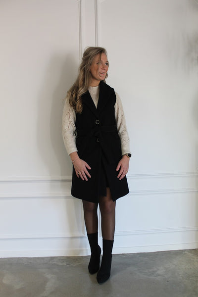 Gilet/coat wazwi A23PCA0546ABUN Nero
