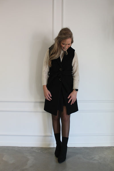 Gilet/coat wazwi A23PCA0546ABUN Nero
