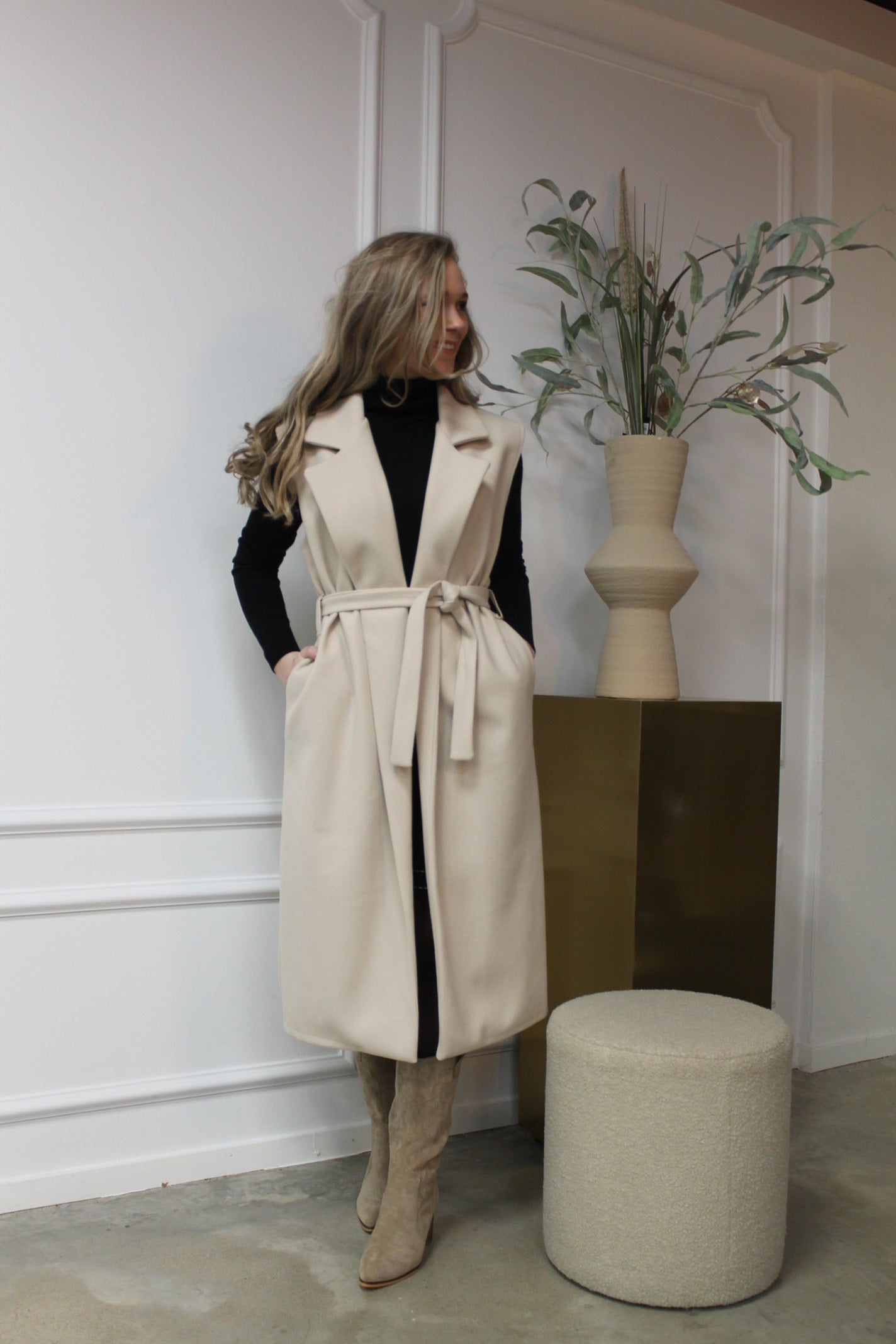Faux Fur Jas Vrouwen Klaring Nep Bont Gilet Vest Mouwloos