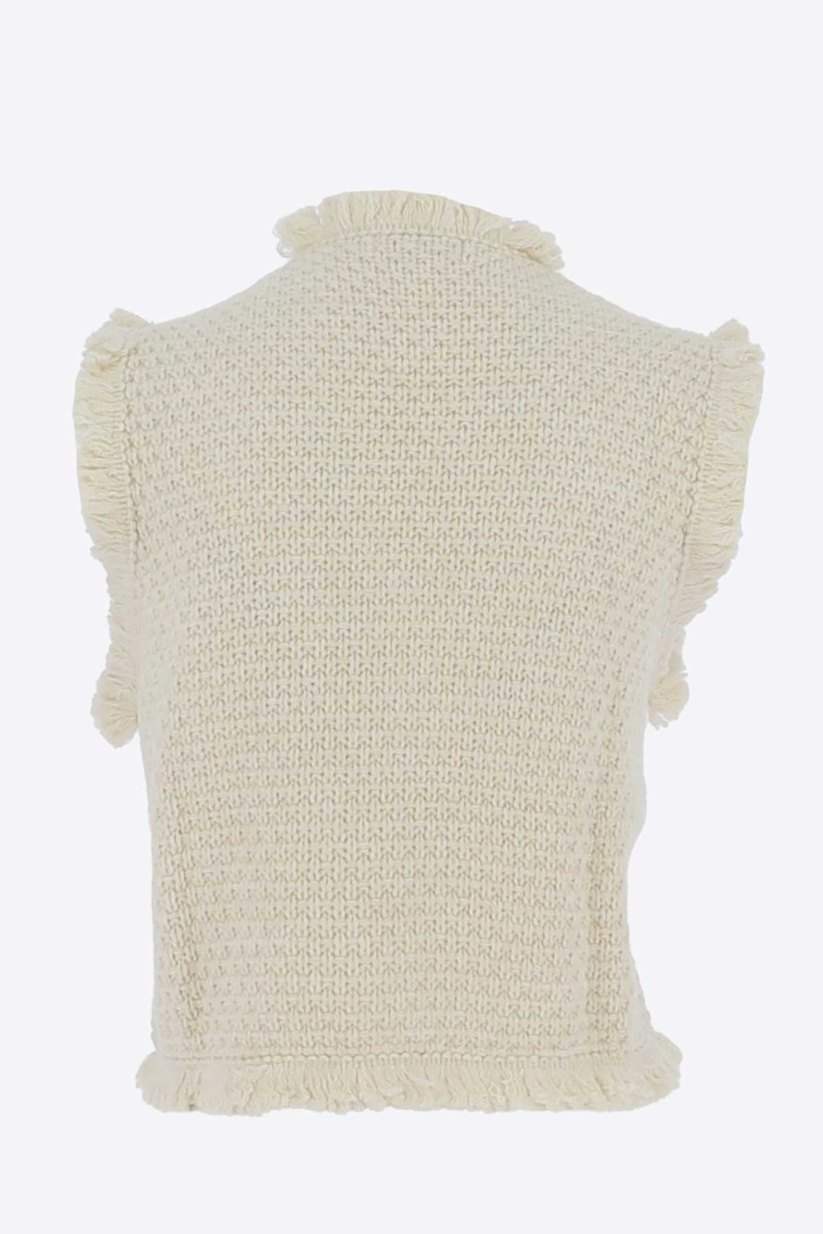 Gilet mouwloos 843108 Ecru