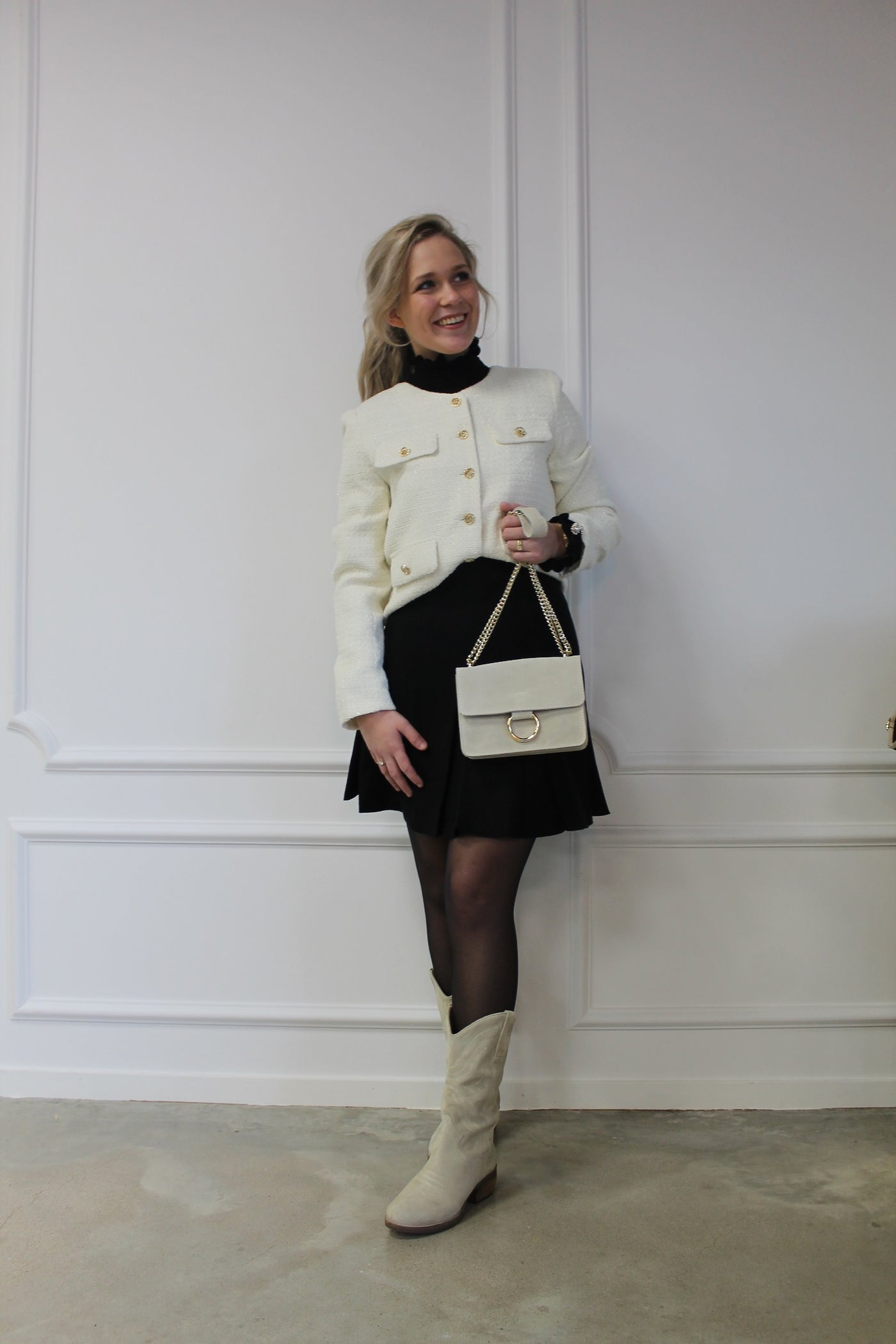 Blazer boucle  H66801 Off-white
