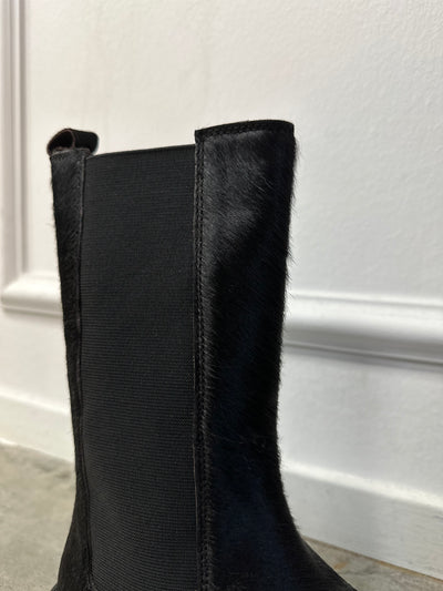 Boots pony D1987 Zwart