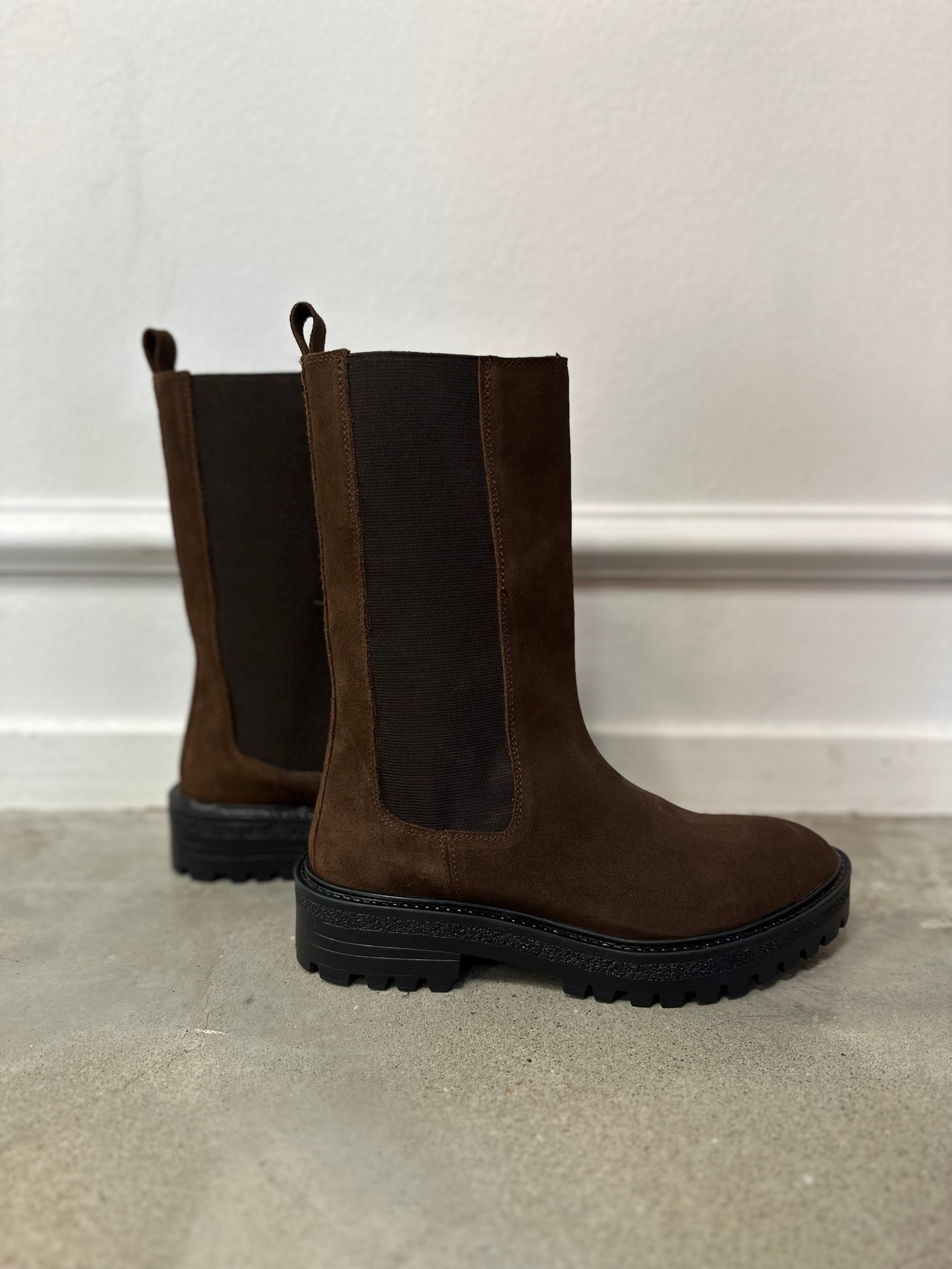 Boots suede D2987 Bruin