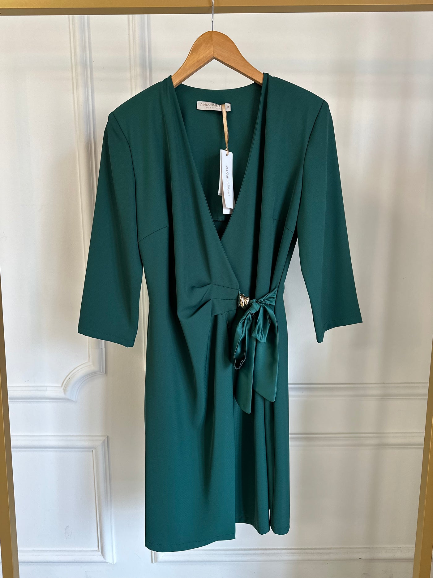 Dress abito incrocio CFC0020095002 Groen