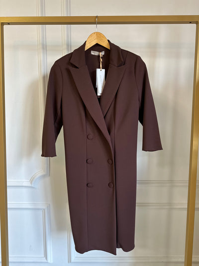 Dress rewi abi chemise CFC0125623003 Chocolate