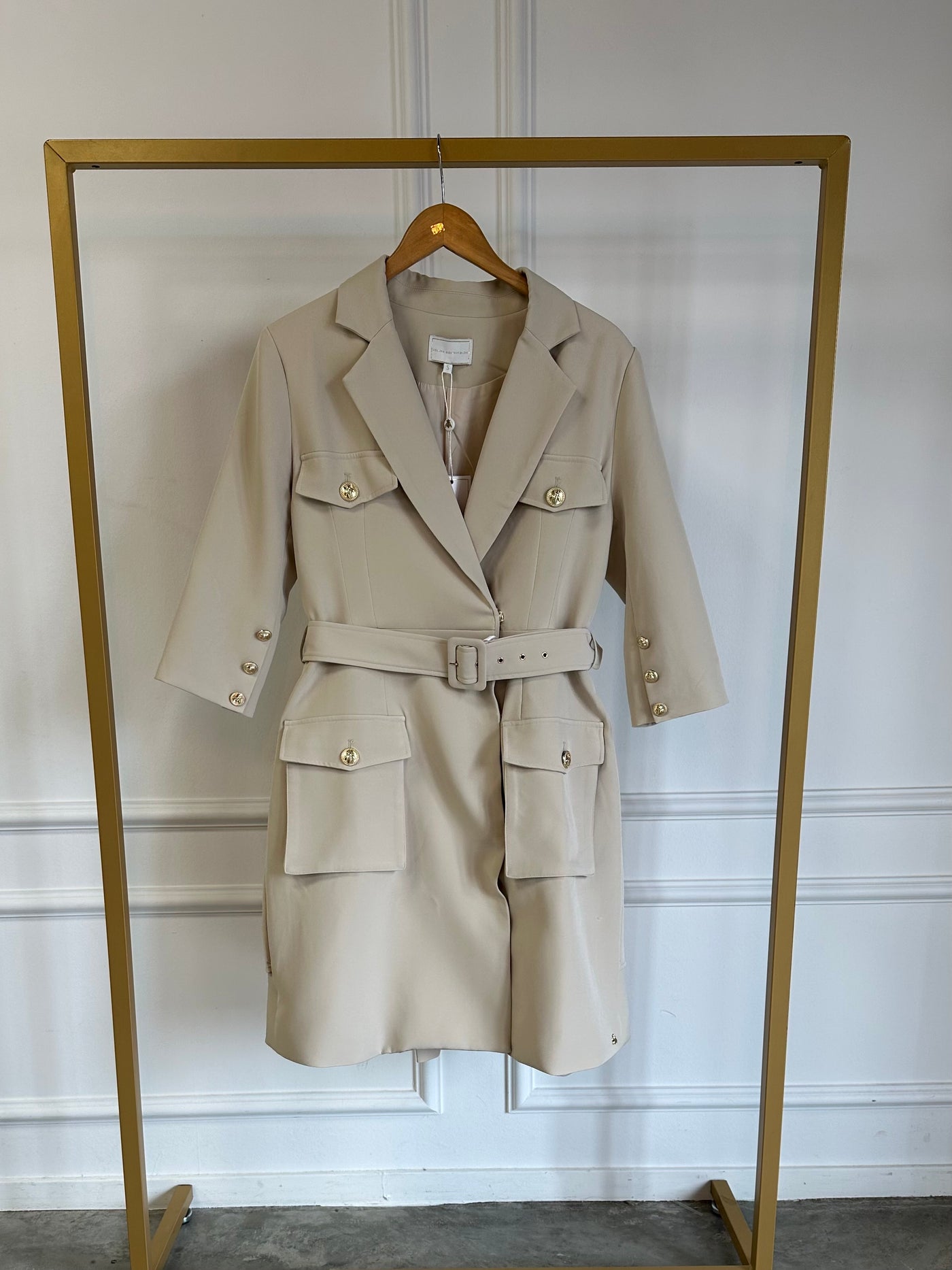 Jurk aimee PS2528 Beige