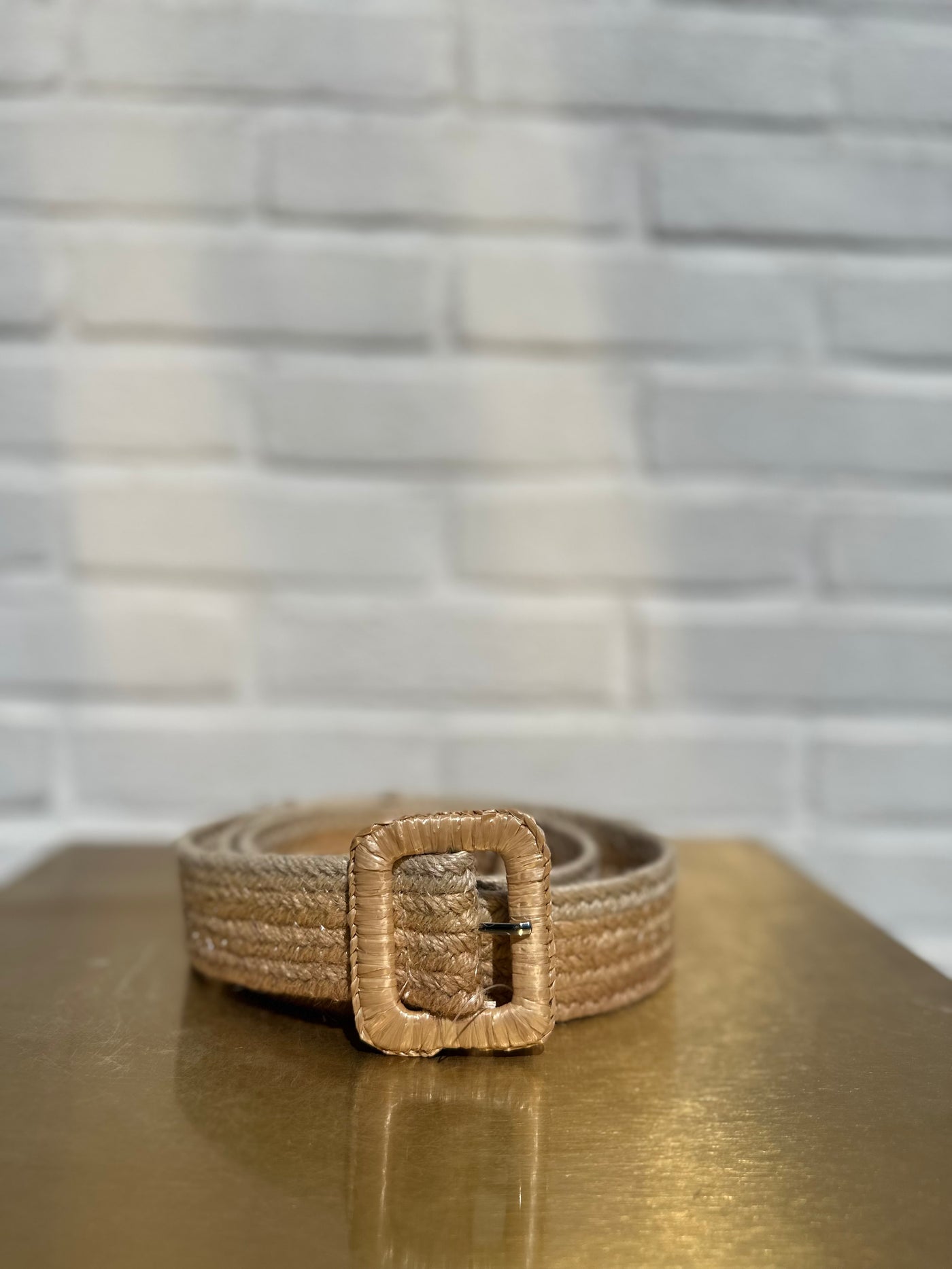 Riem jute multi B-23707 Off-white