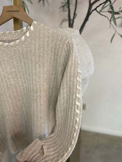 Trui lint SC253017 Beige