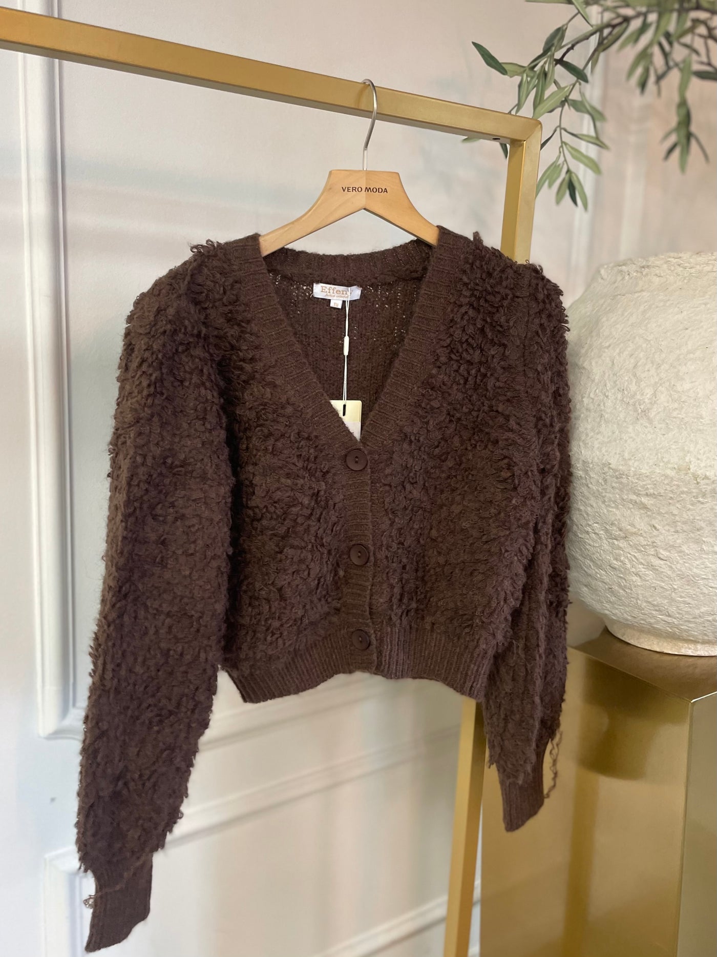 Vestje teddy SC253090 Brown