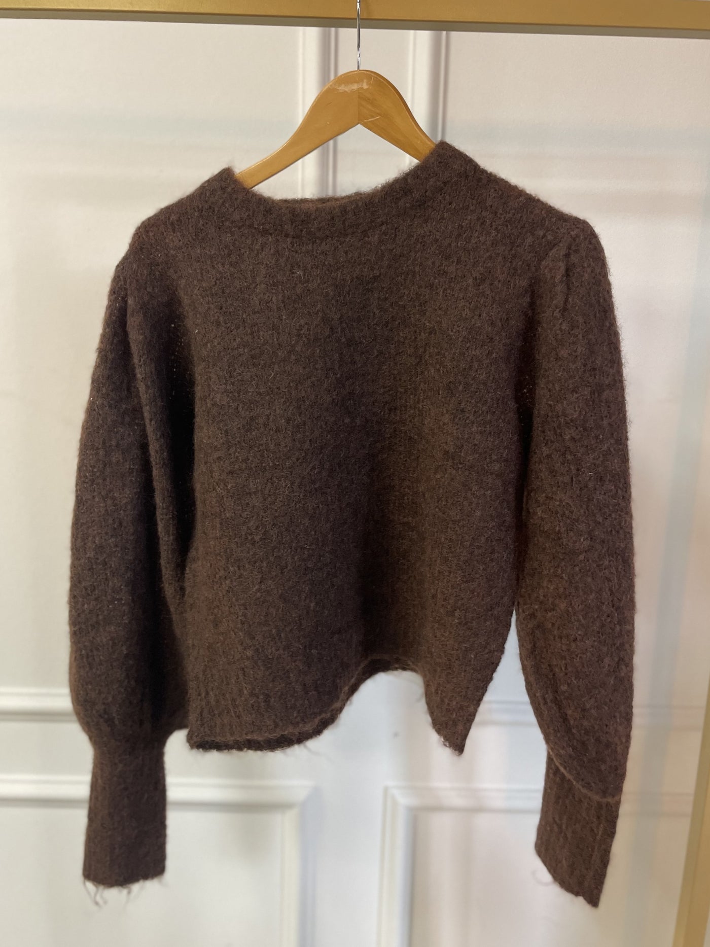 Trui grofgebreid 3-332 Brown