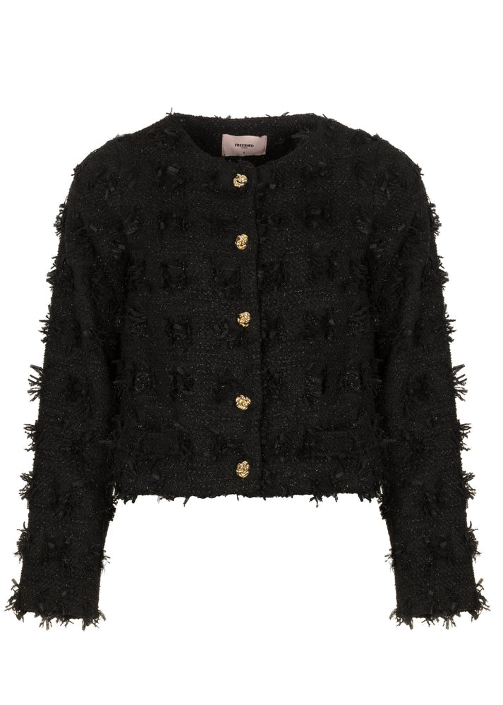 Jacket lobke wv-hairy-lobke Black