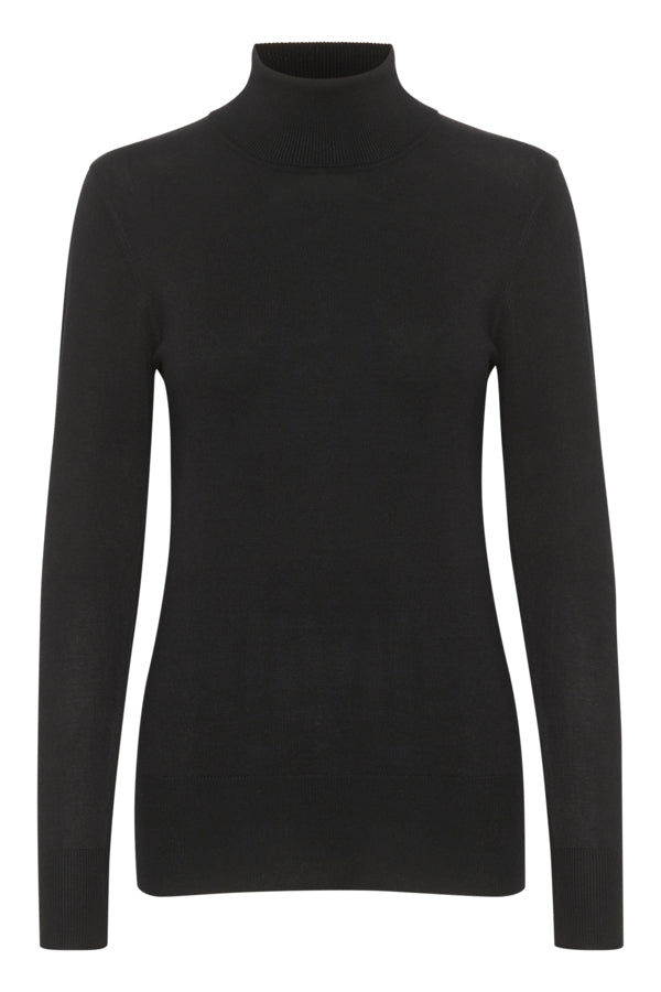 Koll astrid roll neck 500023-25 Black deep