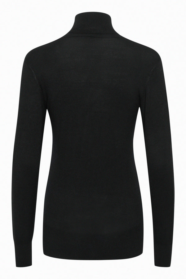 Koll astrid roll neck 500023-25 Black deep