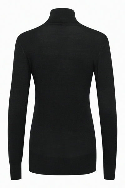 Koll astrid roll neck 500023-25 Black deep