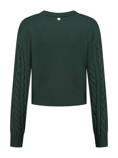 Sweater tally  N-7-229-2305 Garden green