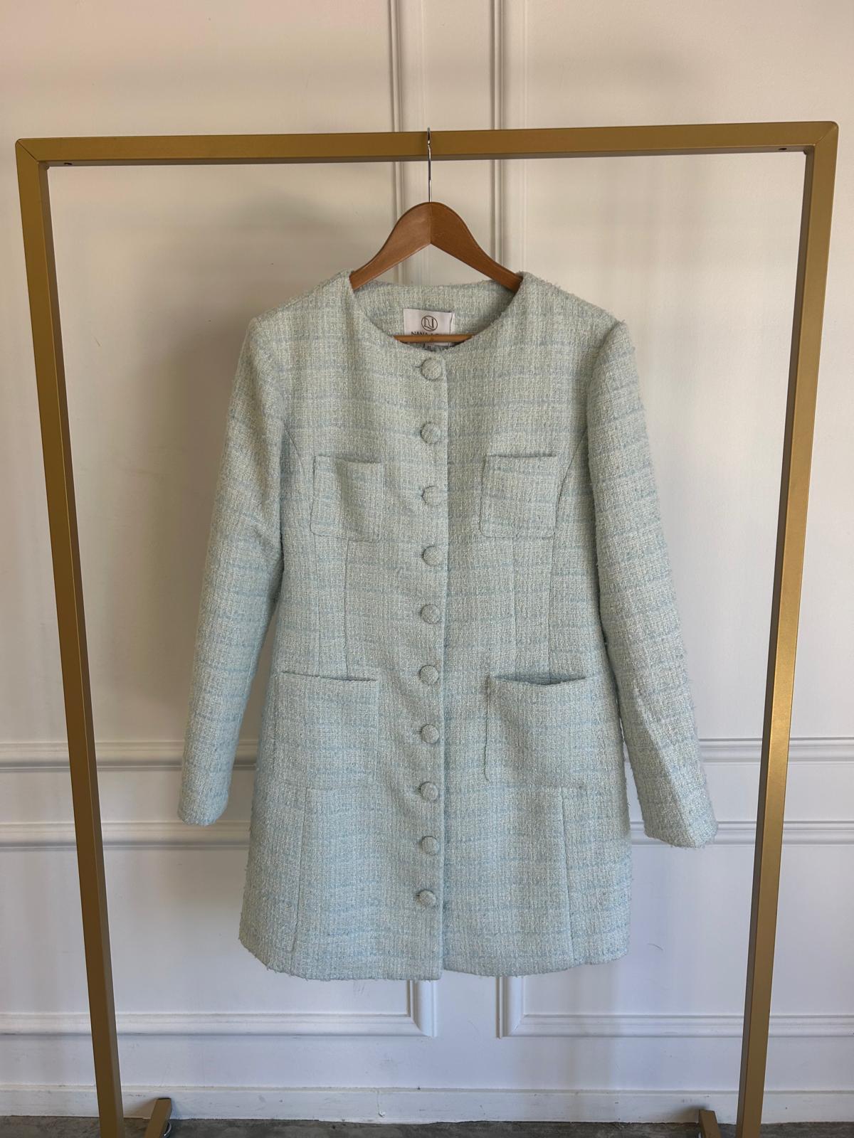 Dress boucle LY-8012 Lichtblauw