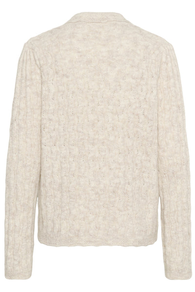 Pullover crjunah 10614229 Oat melange grey