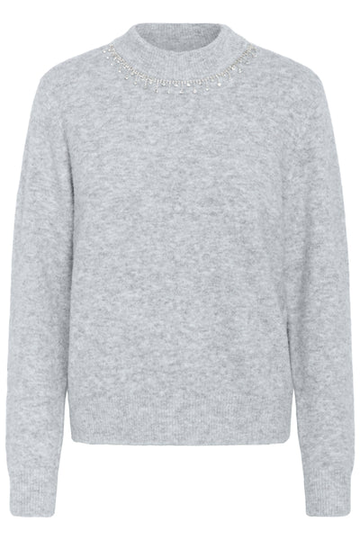 Pullover karoxy 10510623 Light grey melange