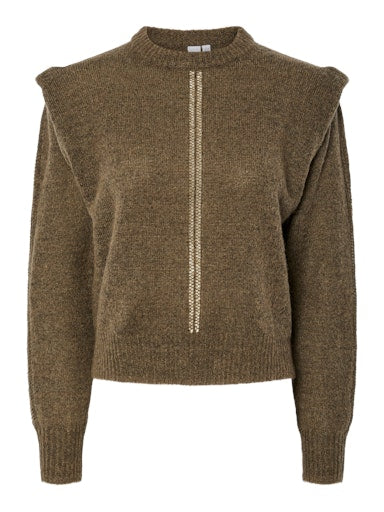 Pullover yasomi ls wool  26038729 Teak