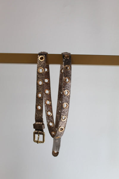 Riem metallic gold HS-23 Brons