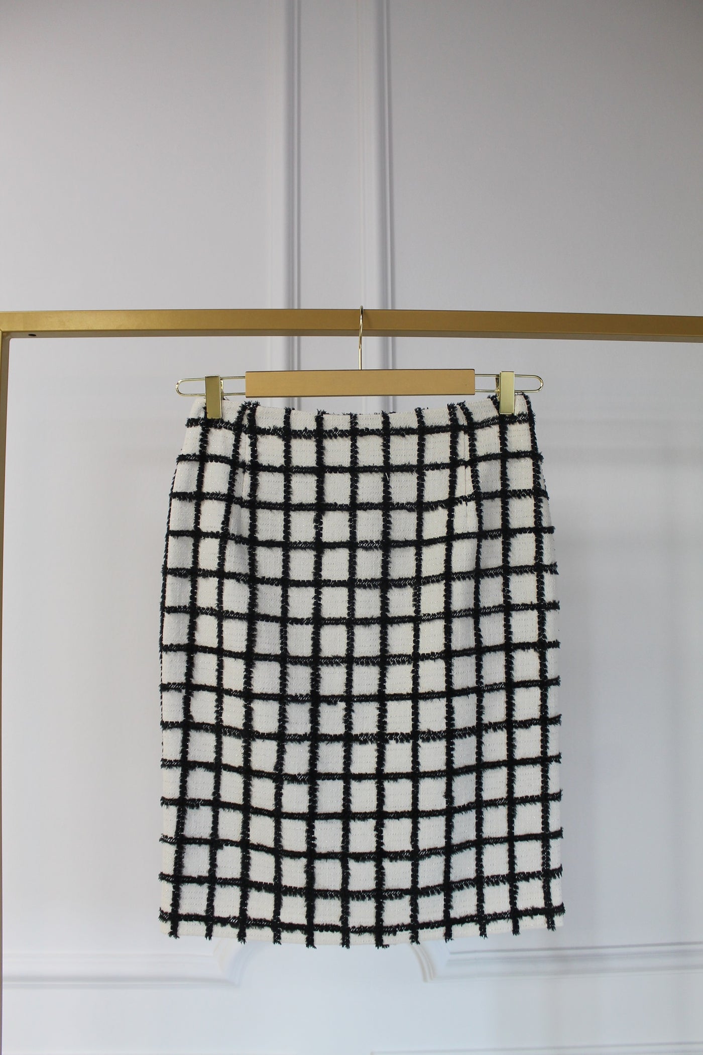 Rok anja anja-23 Offwhite/zwart