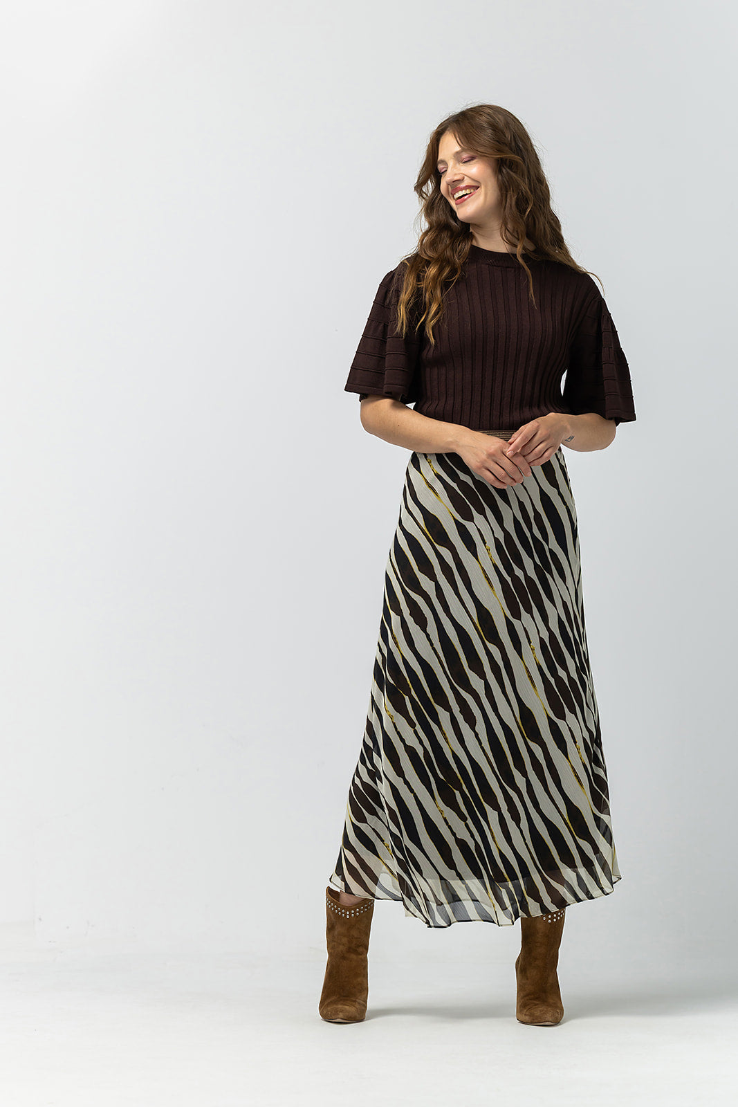 Rok evelien 2522009 Bruin multi